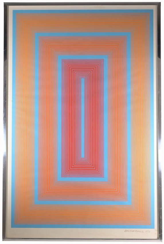Richard Anuszkiewicz, Untitled, 1971, Silkscreen on paper