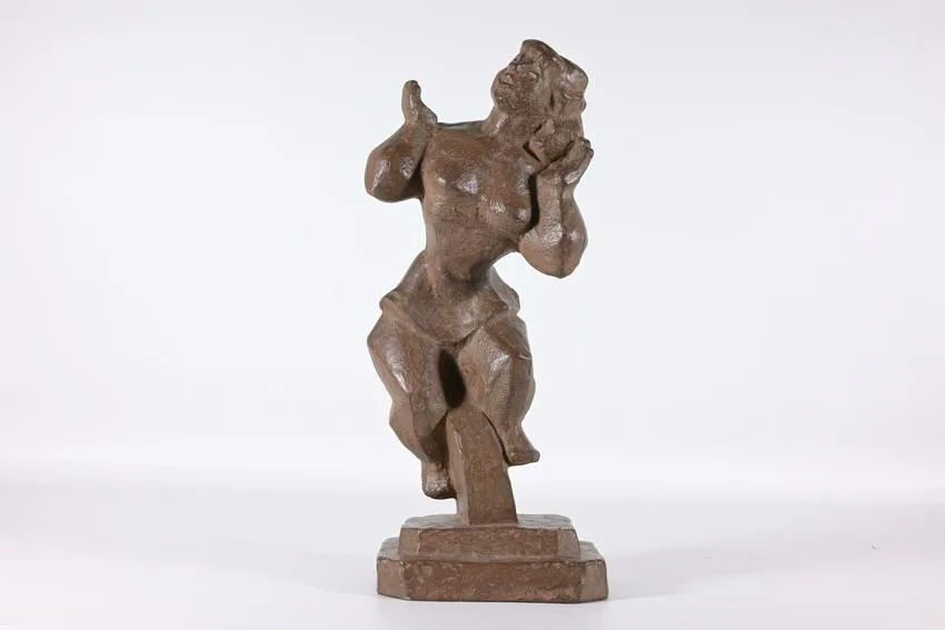 Untitled by Chaim Gross, Terracotta, sold Aug 2022