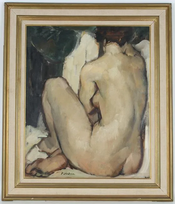 Pierre Jérôme, Nude, Oil on Canvas