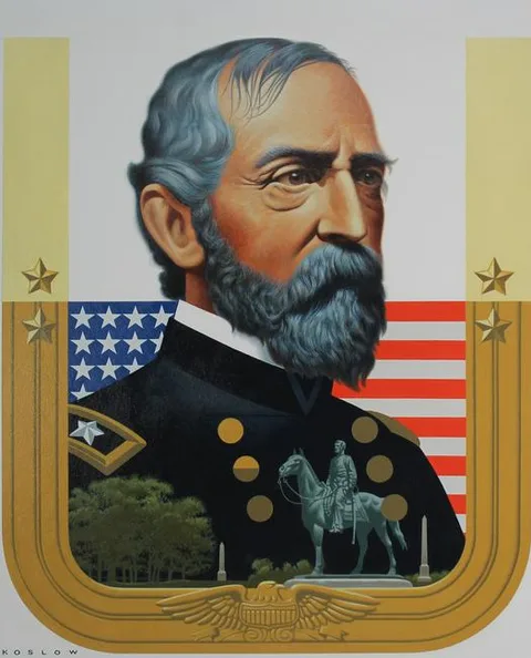 Howard Koslow, George G. Meade, Acrylic on Illustration Board