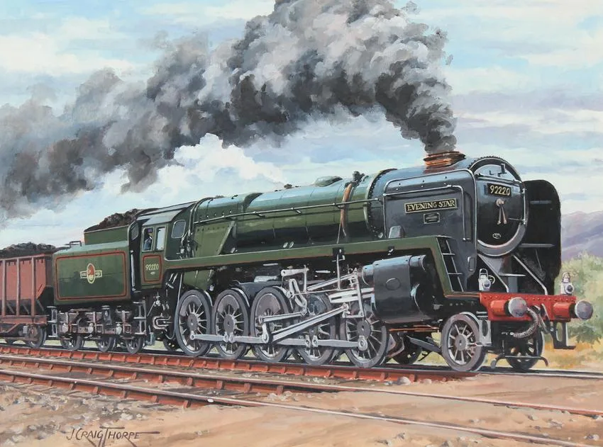 British by J. Craig Thorpe, Oil on Paper, sold Aug 2022