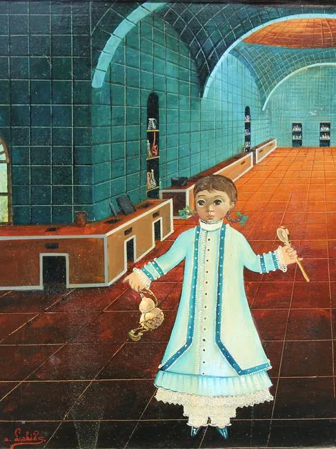 Untitled by Agapito Labios, Oil on Canvas, sold Aug 2022