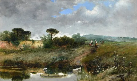 Martín Rico, Untitled, Oil on canvas