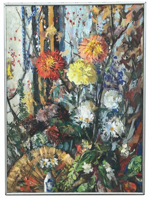 Untitled by Gerald Vivian Davis, Oil on canvas, offered Oct 2022