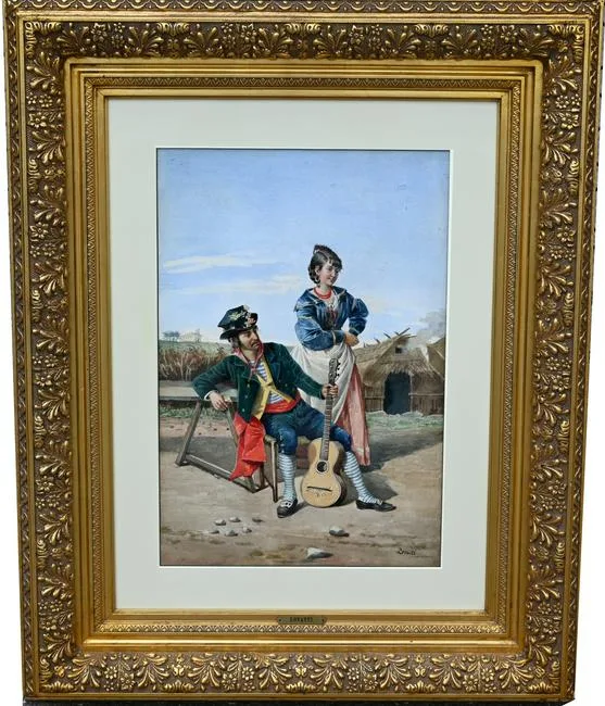 Untitled by Matteo Lovatti, Watercolor, offered Oct 2022