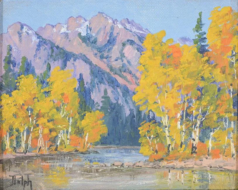 Dorothy Dolph, Cottonwood, Oil on Board