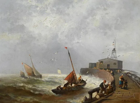 Untitled by Franklin Dullin Briscoe, Oil on Canvas, sold Oct 2022