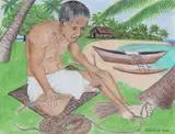 Tobolar Coconut Tree; Twisting into Twine and Rope, Helmuth Stone Gallery 2022