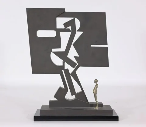 Ernest Trova, F.M. Gox, Bronze and steel