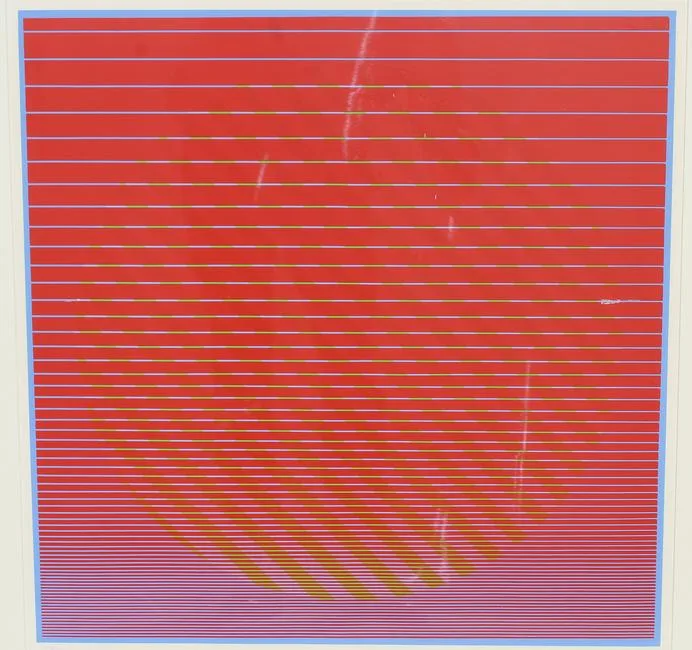 Sunset by Julian Stanczak, Color Serigraph, offered Dec 2022