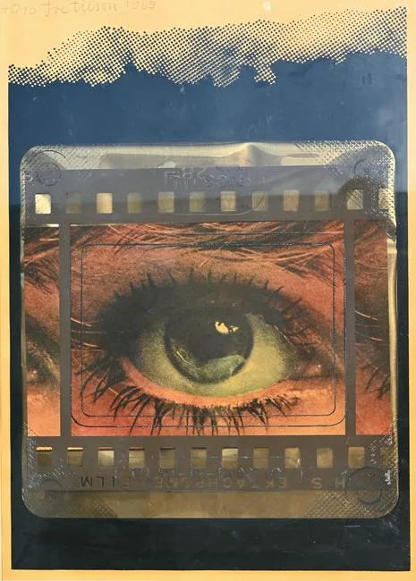 Joe Tilson, Clip-O-Matic Eye, Screenprint