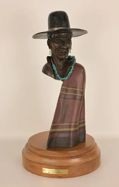 Leonard Gus Shafer, Navajo, Bronze