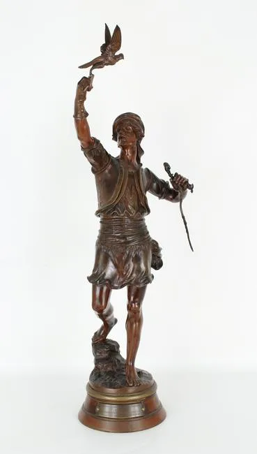Marcel Debut, Falconer, bronze