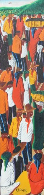 Laurent Casimir, Untitled, Oil on Masonite