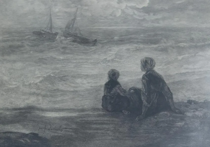 Jozef Israëls, Untitled, Lithograph