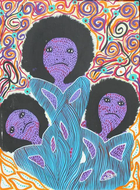 Levoy Exil, Untitled, Oil on Board