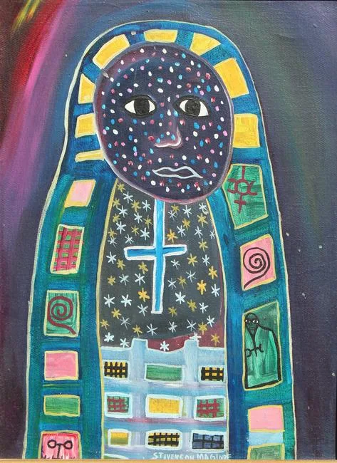 Stevenson Maglore, Untitled, Oil on Canvas