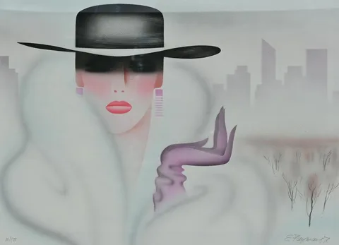 Erik Freyman, La Starlette, Color Lithograph
