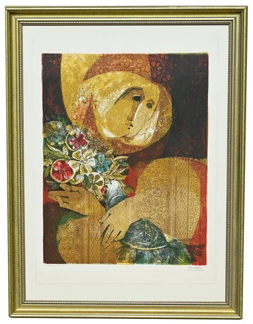 Untitled by Sunol Alvar, Color Lithograph, offered Dec 2022