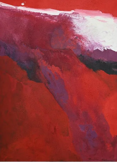 One with the Tao #308 by Romanos Rizk, 1974, Acrylic on Canvas, sold Feb 2023