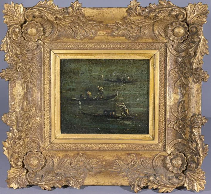 Untitled by Francesco Guardi, Oil on canvas, sold Feb 2023