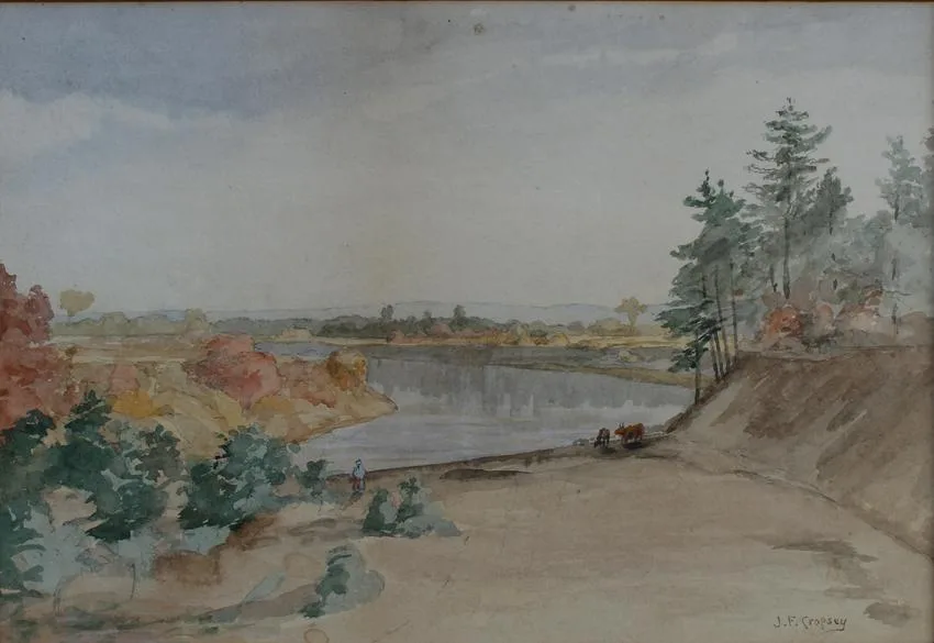Untitled by Jasper Francis Cropsey, Watercolor, offered Feb 2023