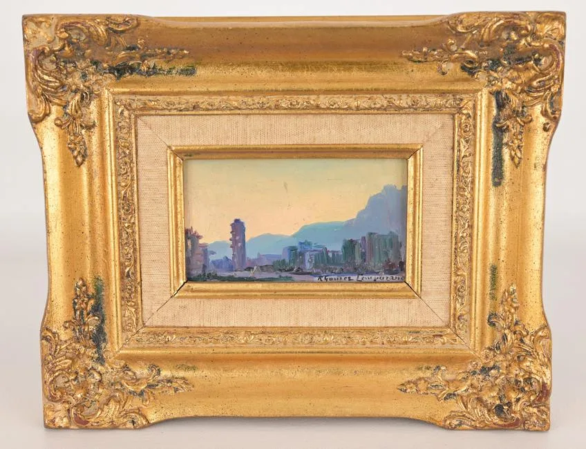 Untitled by Ricardo Gómez Campuzano, Oil on Board, sold Feb 2023