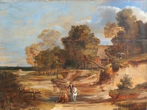 Frans Wouters, Untitled, Oil on Board