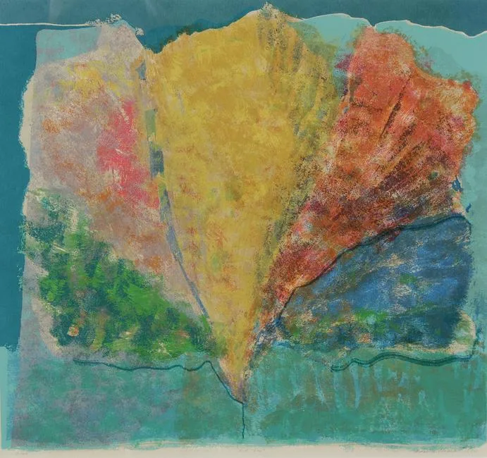For 200 by Sam Gilliam, 1976, Color Lithograph, sold Feb 2023