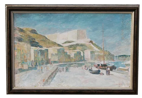 South of Corsica by Jose Fabri-Conti, Oil on Canvas, sold Feb 2023