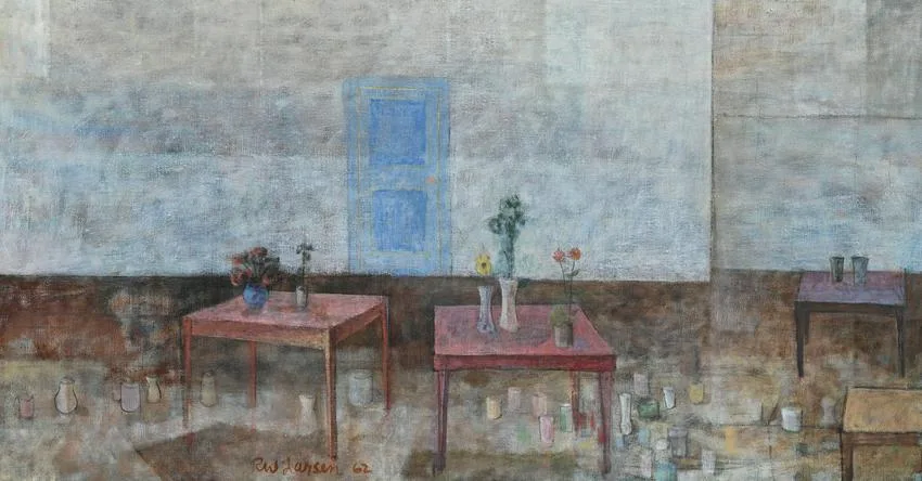 Robert Larsen, Interior No. 3, Oil on Canvas