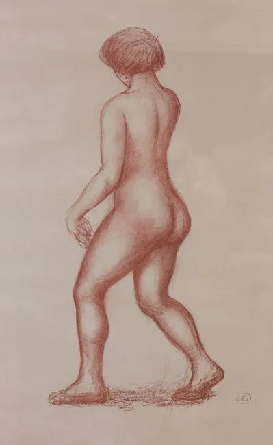 Woman Walking by Aristide Maillol, Lithograph, offered Feb 2023