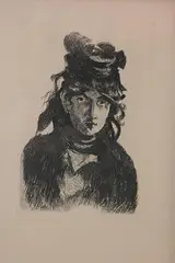 Edouard Manet, Portrait of Berthe Morisot
