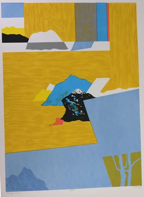 Seong Moy, Tranquility, Color Serigraph