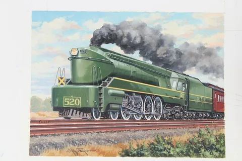 J. Craig Thorpe, South Australian Class 520, Oil on Paper