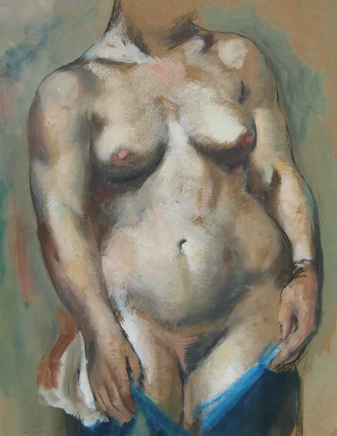 Jon Corbino, Torso, Oil on Board