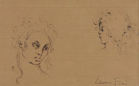 Léonor Fini, Untitled, Ink on Paper