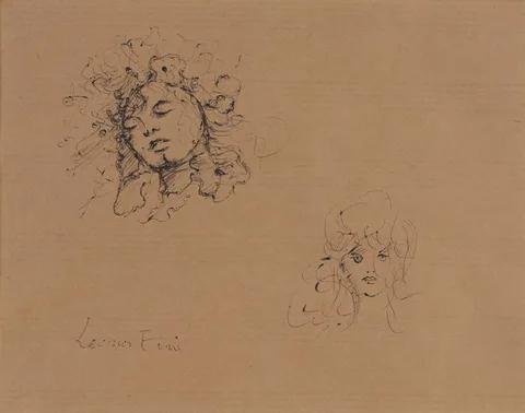 Léonor Fini, Untitled, Ink on Paper
