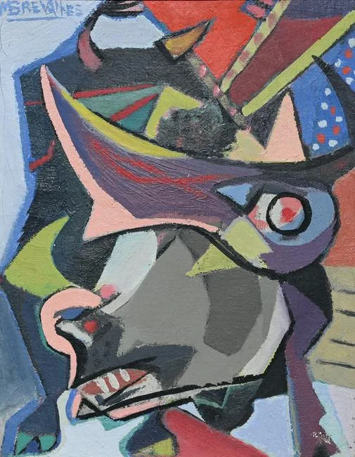 Maurice Brevannes, Toro, Oil on canvas