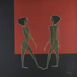 Arturo Luz, Two Woman Conversation
