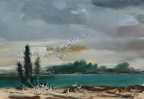 Hilton Leech, Untitled, Watercolor