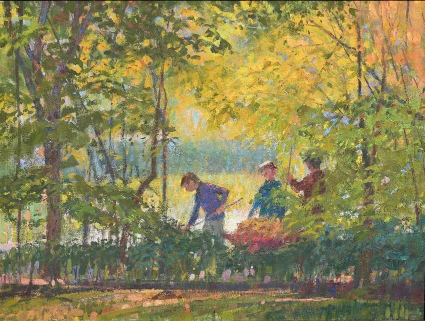 Edward Laning, Untitled, Oil on Canvas