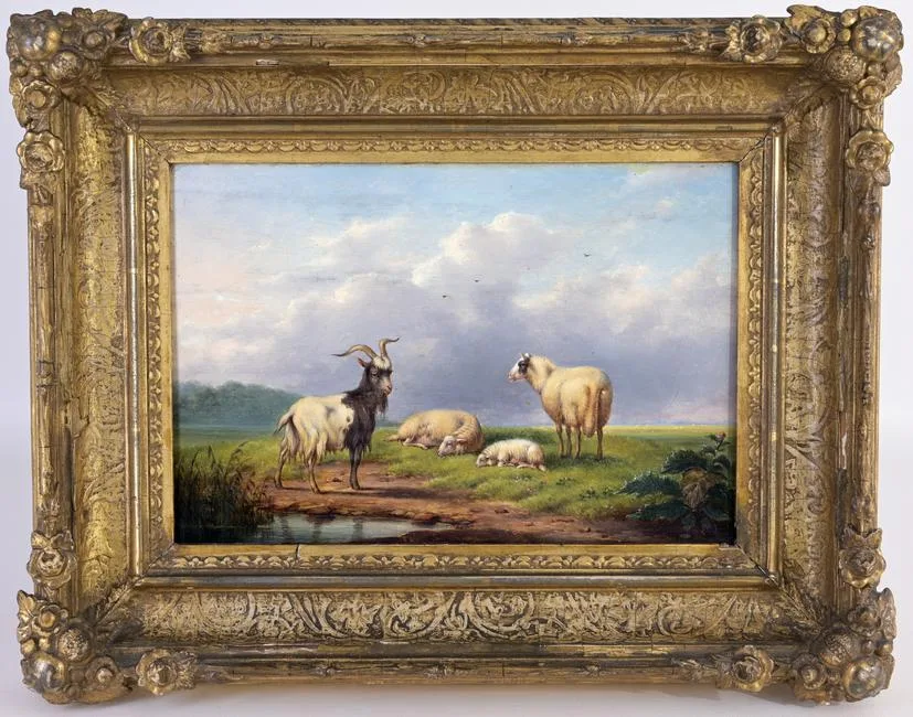 Untitled by Francois Vandeverdonck, Oil on Board, sold Apr 2023