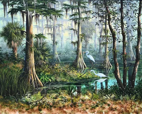 Ben W Essenburg, Corridor, Acrylic on Canvas