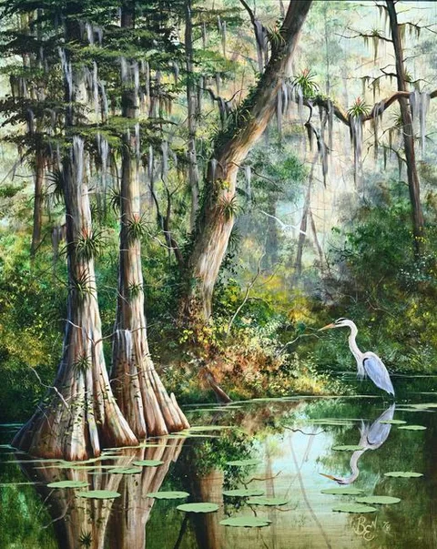 Ben W Essenburg, Keeper of the Gate, Acrylic on Canvas