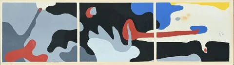 Hans Richter, Transformation - Dusk, Night, Dawn, Serigraph