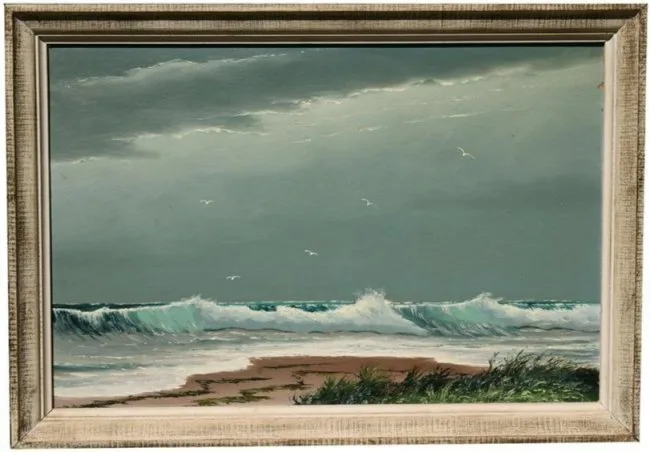 Untitled by Samuel Newton, Oil on Board, sold Apr 2023