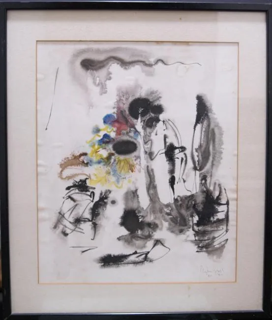 Untitled by Chaim Gross, mixed media, offered Apr 2023