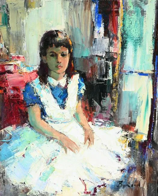 Untitled by Marilyn Bendell, Oil on Canvas, sold Apr 2023