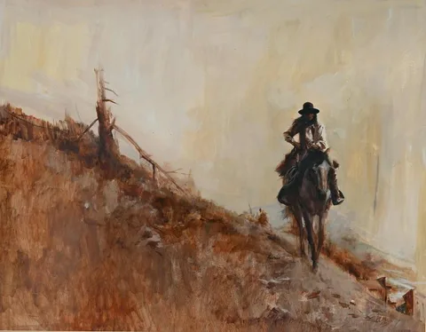 Carl E. Hantman, Untitled, Oil on Board